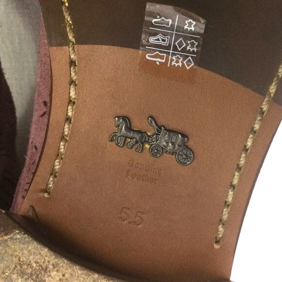 Coach Bowery Festival Boho Western Chelsea Suede Casual Slip On Ankle Bootie 5.5 - Picture 9 of 15